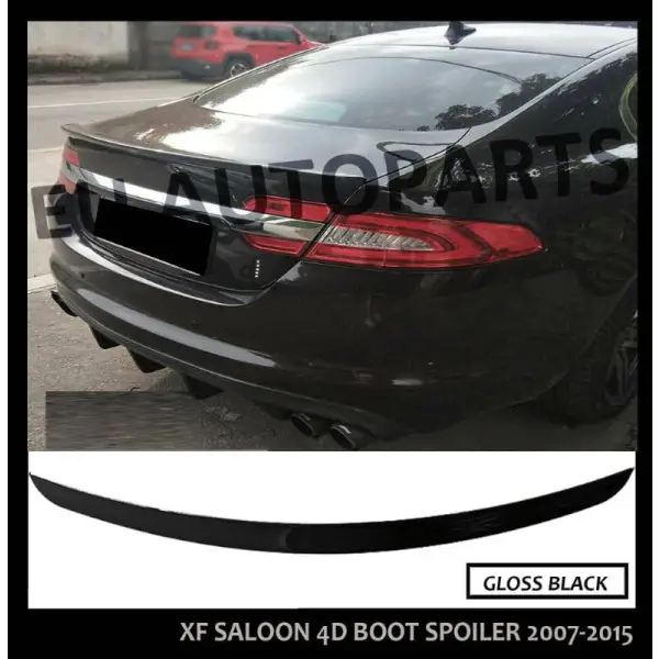 Car Craft Trunk Rear Spoiler Compatible with Jaguar Xf Xfs