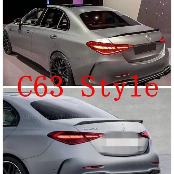 Car Craft Trunk Rear Spoiler Compatible with Mercedes C