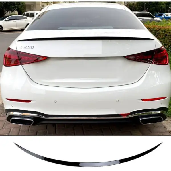 Car Craft Trunk Rear Spoiler Compatible with Mercedes C