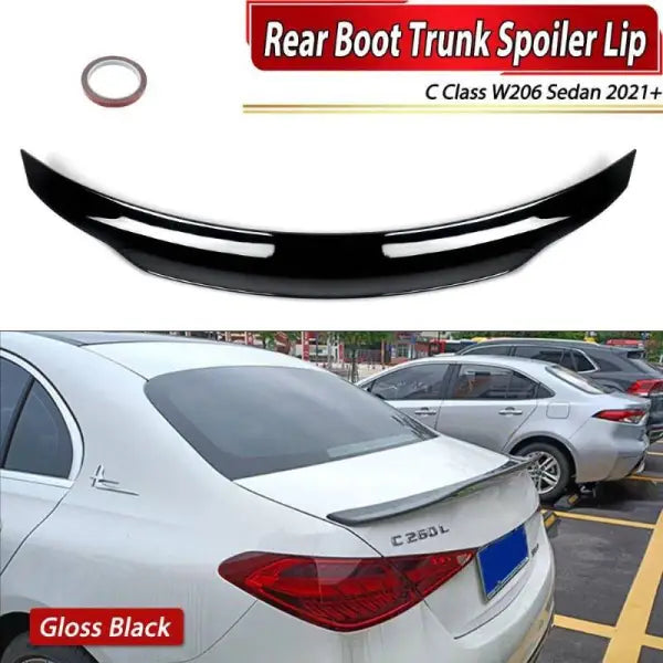 Car Craft Trunk Rear Spoiler Compatible with Mercedes C