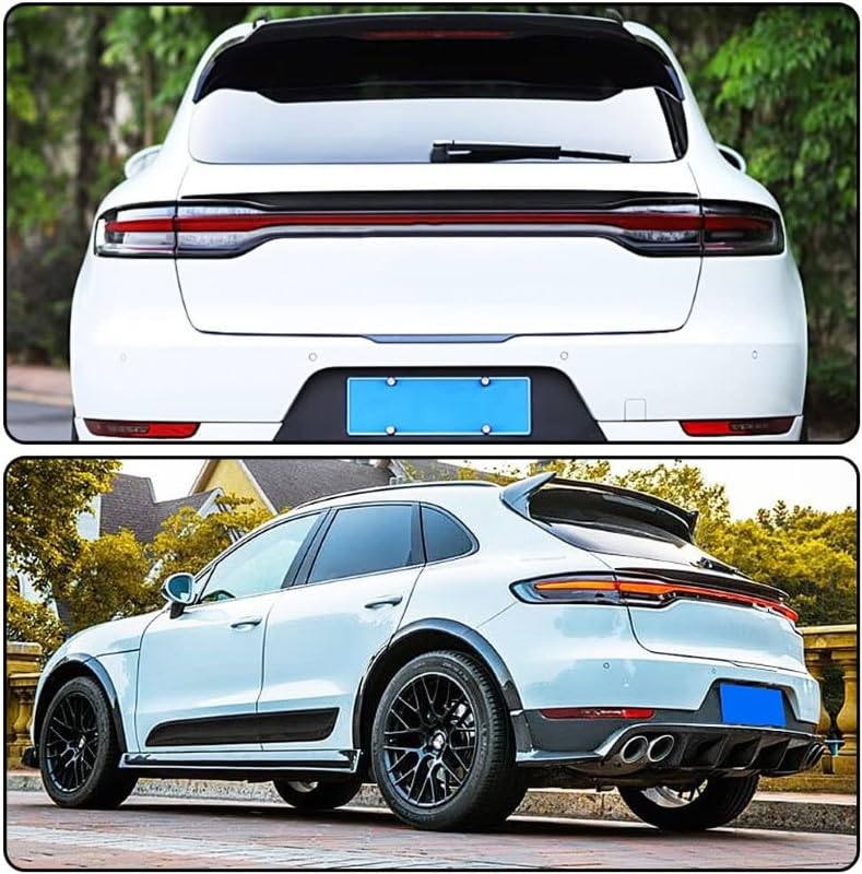 Car Craft Trunk Rear Spoiler Compatible with Porsche Macan