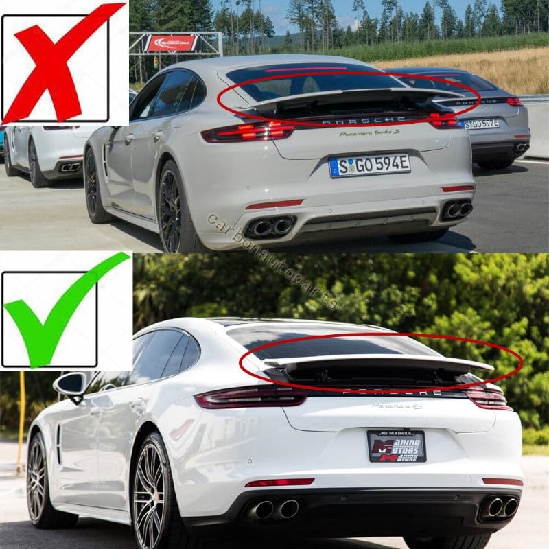 Car Craft Trunk Rear Spoiler Compatible with Porsche