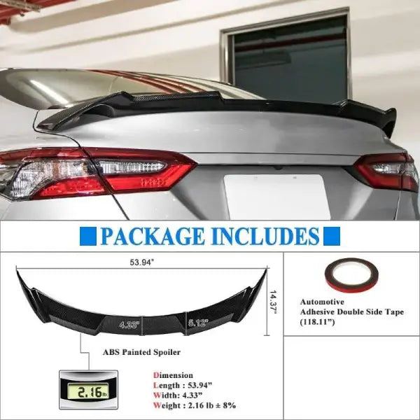 Car Craft Trunk Wing Rear Spoiler Compatible with Toyota