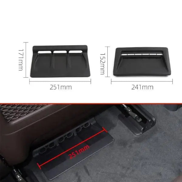 Car Craft Under Seat Air Vent Duct Outlet Panel Cover