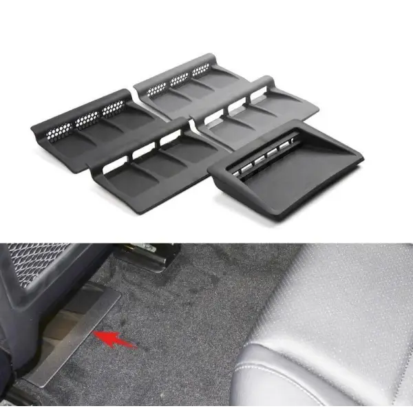 Car Craft Under Seat Air Vent Duct Outlet Panel Cover