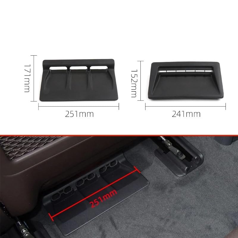Car Craft Under Seat Air Vent Duct Outlet Panel Cover