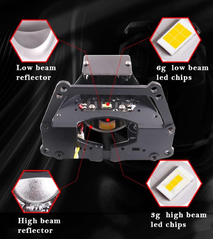 CAR CRAFT Universal Headlight Headlamp Lense Compatible