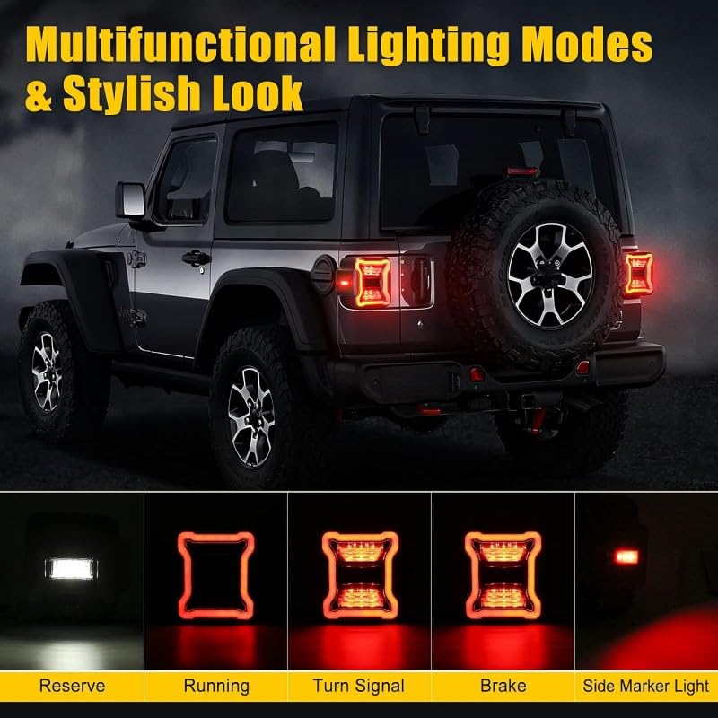 CAR CRAFT Upgraded Taillight Taillamp Compatible With Jeep