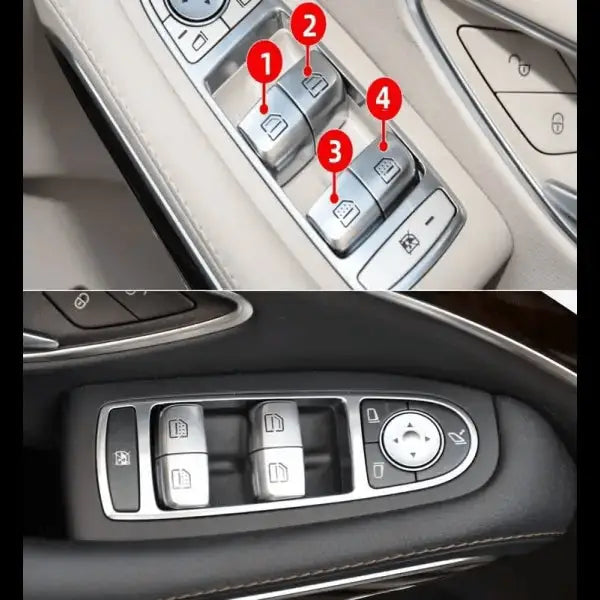 Car Craft Window Switch Button Cover Compatible