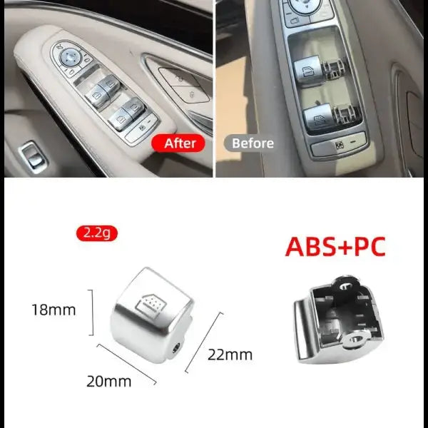 Car Craft Window Switch Button Cover Compatible