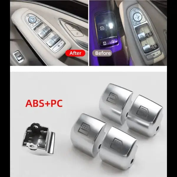 Car Craft Window Switch Button Cover Compatible