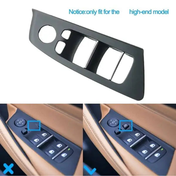 Car Craft Window Switch Cover Compatible With Bmw 5 Series