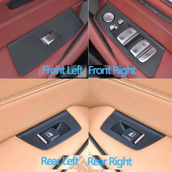 Car Craft Window Switch Cover Compatible With Bmw 5 Series