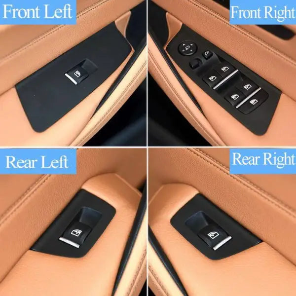 Car Craft Window Switch Cover Compatible With Bmw 5 Series