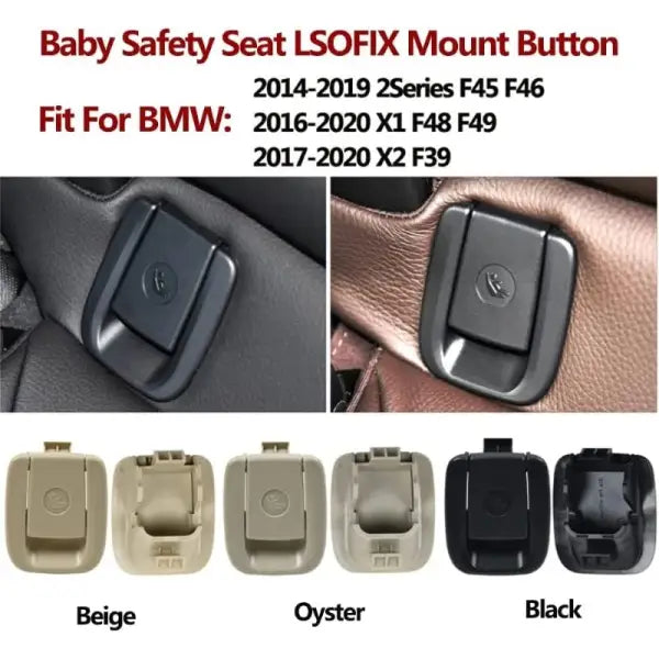 Car Craft X1 Child Seat Belt Lock Cover Isofix Cover