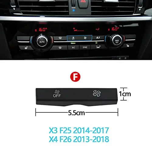 Car Craft X3 F25 Fan Bitton Compatible With Bmw X3 Fan