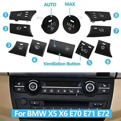 Car Craft X5 E70 Dashboard Button Compatible With Bmw X5