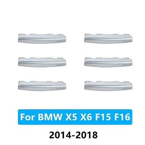 Car Craft X5 F15 Ac Vent Slider Chrome Compatible With Bmw