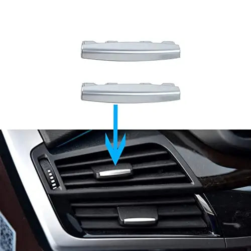 Car Craft X5 F15 Ac Vent Slider Chrome Compatible With Bmw