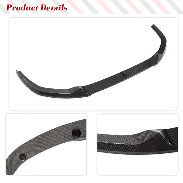 Car Front Bumper Lip Spoiler Carbon Fiber Splitters for BMW Z4 G29 M Sport 2018-2023 Front Bumper Lip Splitters