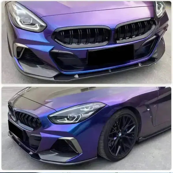 Car Front Bumper Lip Spoiler REAL Carbon Fiber for BMW Z4