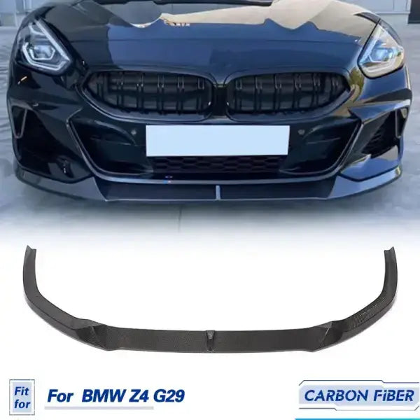 Car Front Bumper Lip Spoiler REAL Carbon Fiber for BMW Z4