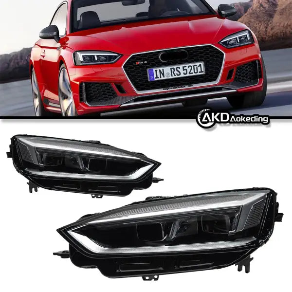 Car Front Headlight for AUDI A5 LED 2017-2019 Headlight Styling Dynamic Turn Signal Lens Automotive Assembly