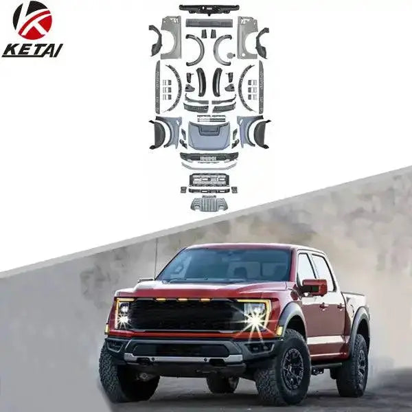 Car Full Body Kit for Ford F150 Raptor Style Bodykit Front