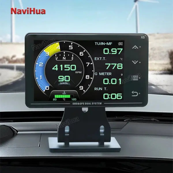 Car Gauge Multifunction Tool Auto Gauge Speedometer XS LCD Display Magician OBD Auto Meter