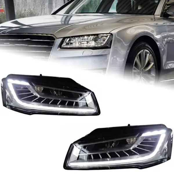 Car Head Lamp for Audi A8 Headlights 2011-2017 A8L LED Headlight DRL Dynamic Singal High Low Beam