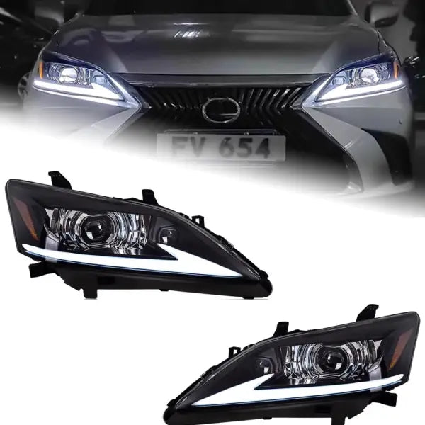 Car Head Lamp for Lexus ES ES200 Headlights 2006-2012 ES300 LED Headlight ES250 DRL Signal Projector Lens Auto