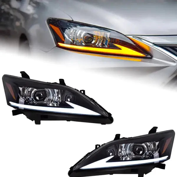 Car Head Lamp for Lexus ES ES200 Headlights 2006-2012 ES300 LED Headlight ES250 DRL Signal Projector Lens Auto