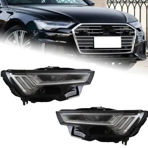 Car Head lamp light for Audi A6 Headlights 2019-2023 A6 C8