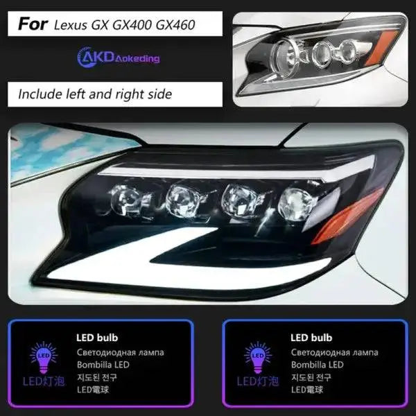 Car Head lamp light for Lexus GX GX400 Headlights 2014-2020