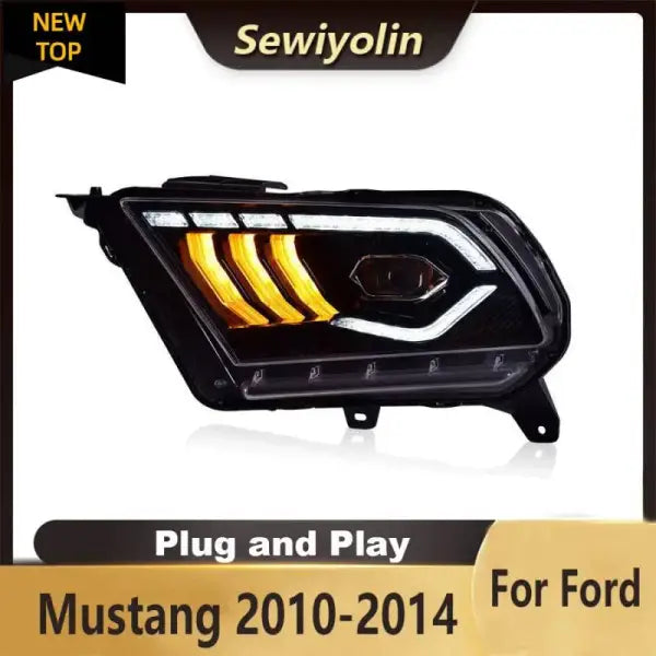 Car Head Light LED Headlamp for Ford MUSTANG 2010-2014 Full