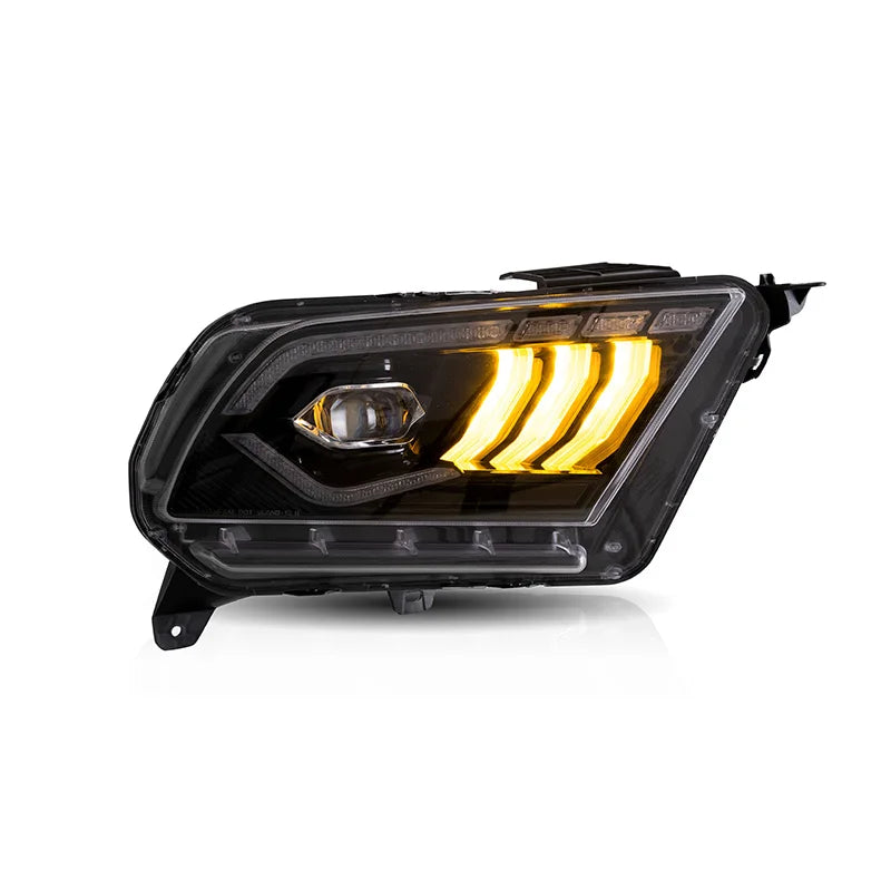 Car Head Light LED Headlamp for Ford MUSTANG 2010-2014 Full Turn Signal Front Lamp Assembly Headlights Lights