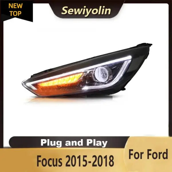 Car Headlight Assembly for Ford Focus 2015-2018 LED Lights