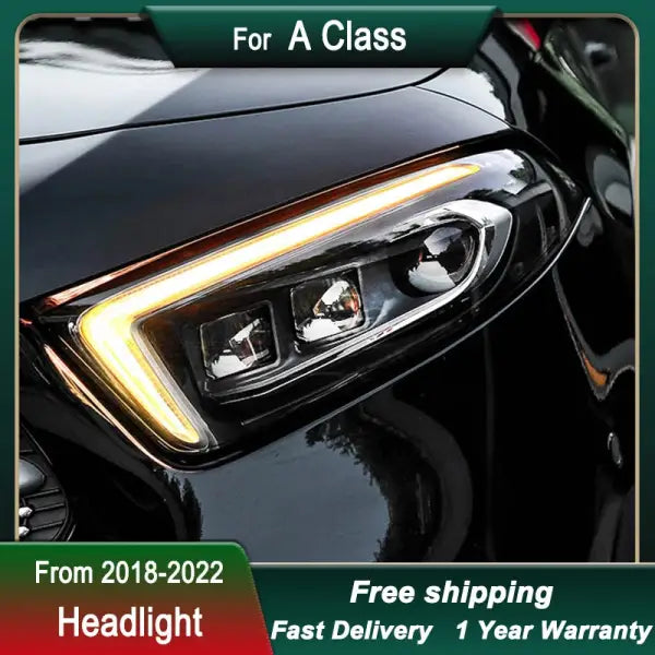 Car Headlights for Mercedes Benz a CLASS 2018-Up A180 A200 W177 Head Lamp DRL Dynamic Signal Lamp Head Lamp Front Light Assembly