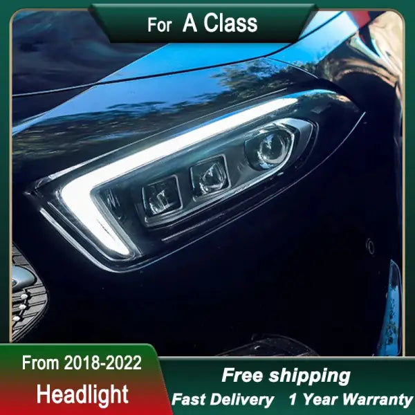 Car Headlights for Mercedes Benz a CLASS 2018-Up A180 A200 W177 Head Lamp DRL Dynamic Signal Lamp Head Lamp Front Light Assembly