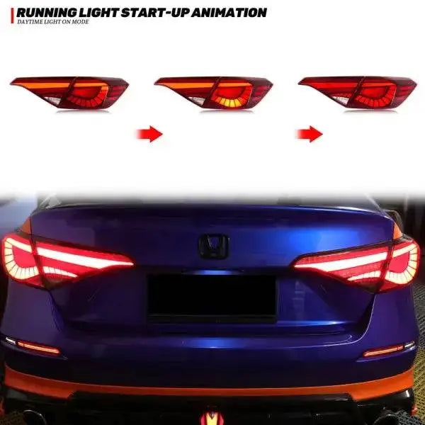 Car for Honda Civic 11Th Gen 2022 2023 Led Tail Lights