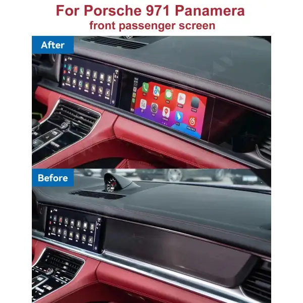 Car Intelligent Systems for Porsche Panamera 971 2017-2024 Car Co-Pilot Passenger HD Touch Screen Android Car Multimedia Player