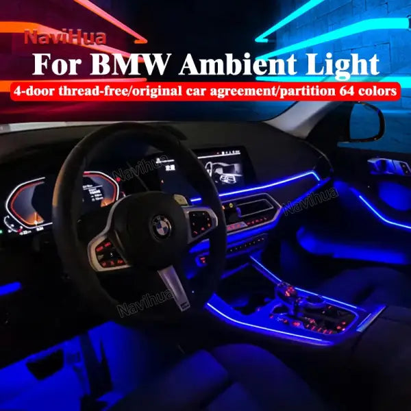 Car Interior Atmosphere Lighting Car Ambient Light Kit Ambient Lighting Car Roof for BMW X5 Series F15