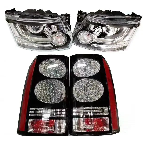 Car for Land Rover Discovery 3 2009-2013 Escalate to 2014 Discovery 4 Body Kit with Headlight Taillight.