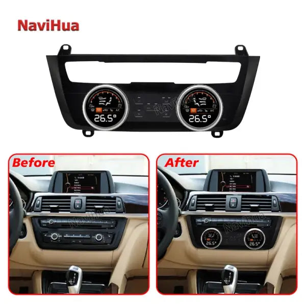 Car LCD Air Conditioning Screen AC Control Panel Universal Installation for BMW 3 Series 2013-2019