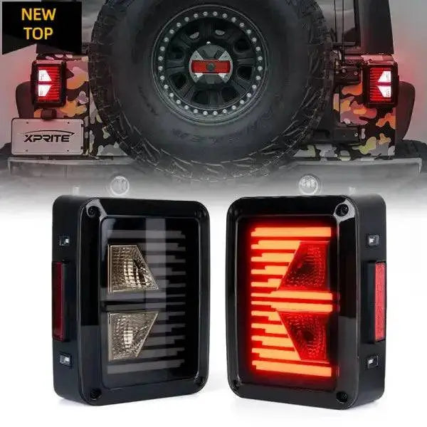 Car Led Smoketail Lights Assembly for Jeep Wrangler JK