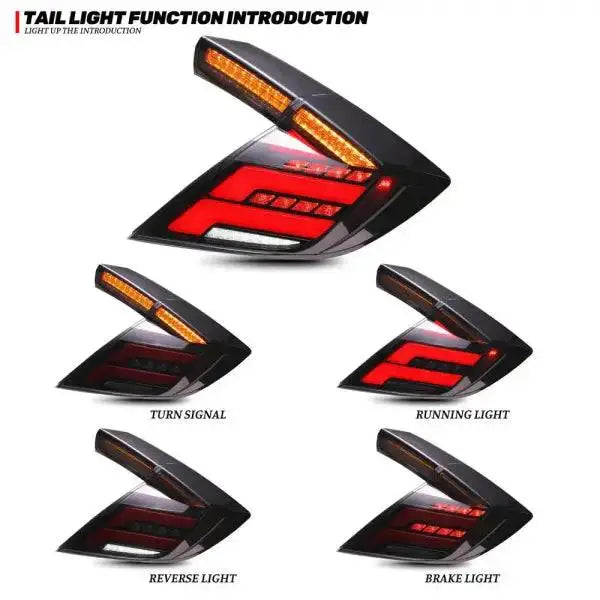 Car Led Tail Lights for HONDA CIVIC HATCHBACK FK7 FK8