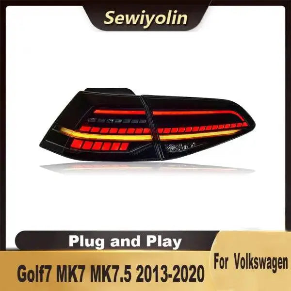 Car LED Taillight for Volkswagen Golf 7 MK7 MK7.5 2013-2019