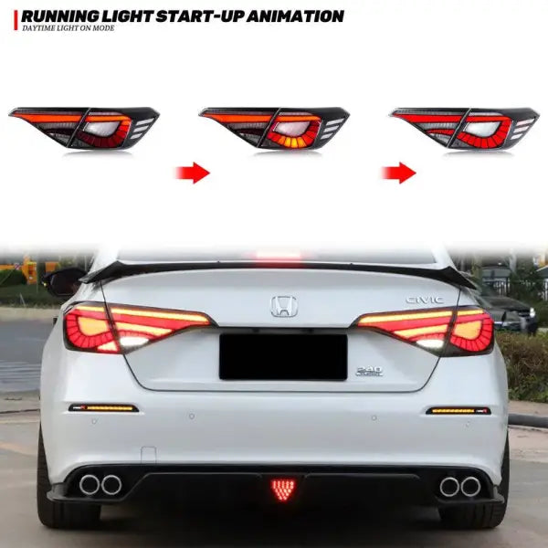 Car LED Trailer Lights Tail Lamp for Honda Civic 11Th Gen