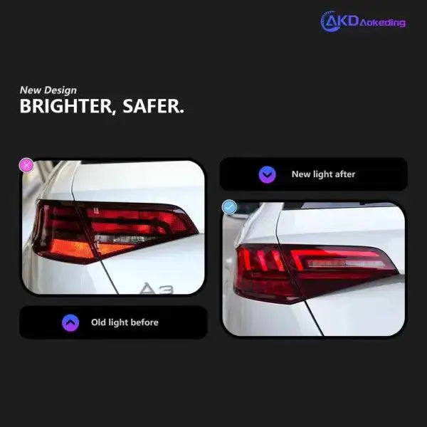 Car Lights for Audi A3 LED Tail Light 2013-2019 S3