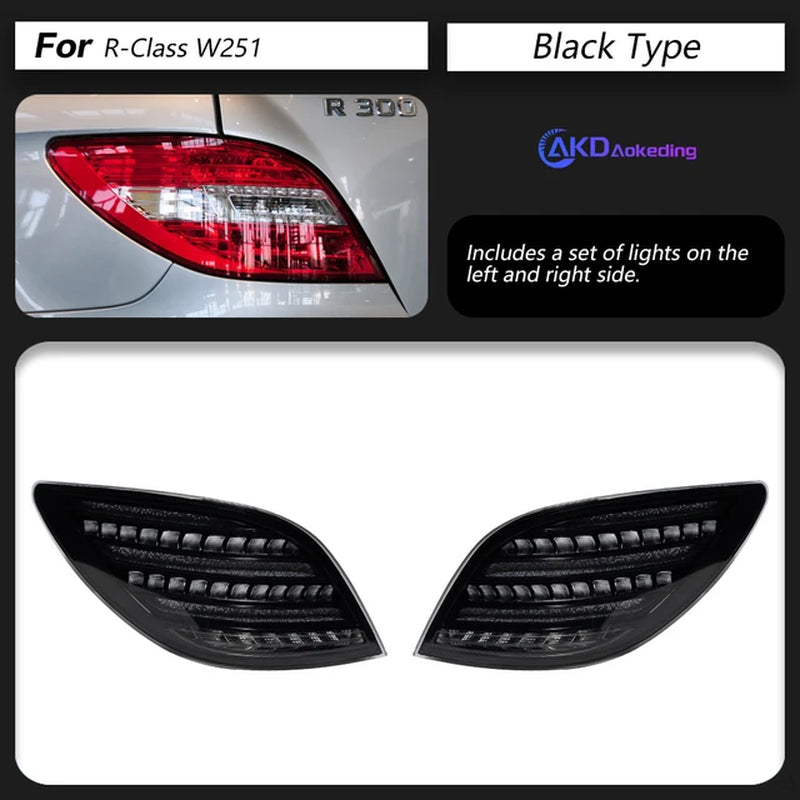 Car Lights for Benz R Class W251 Led Tail Light 2009-2017 Rear Lamp DRL Dynamic Signal Reverse Automotive